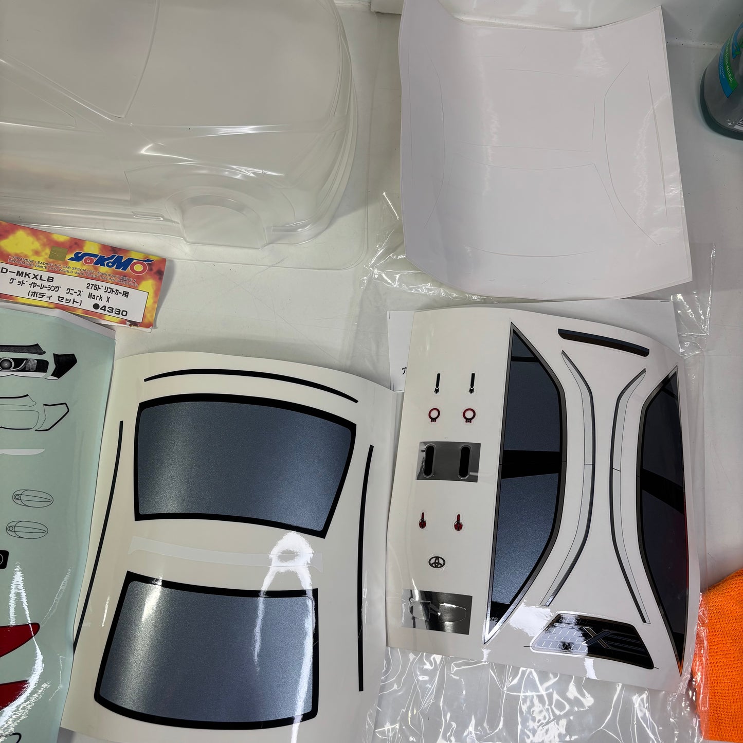 Yokomo Toyota Mark X 275mm Clear Bodyshell