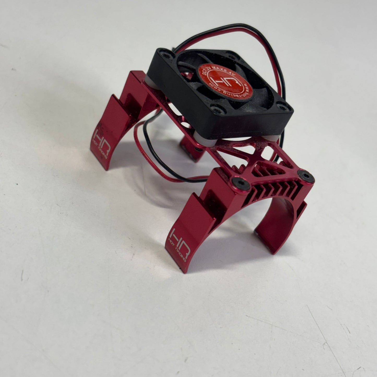 Hot Racing Red Alloy Motor Fan 540 Size