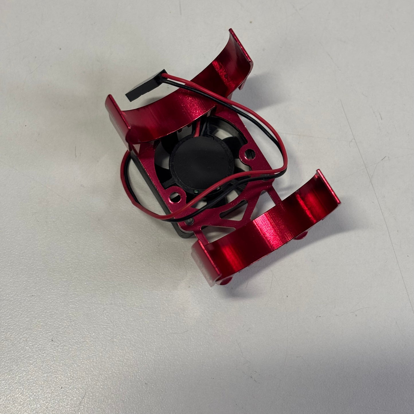 Hot Racing Red Alloy Motor Fan 540 Size