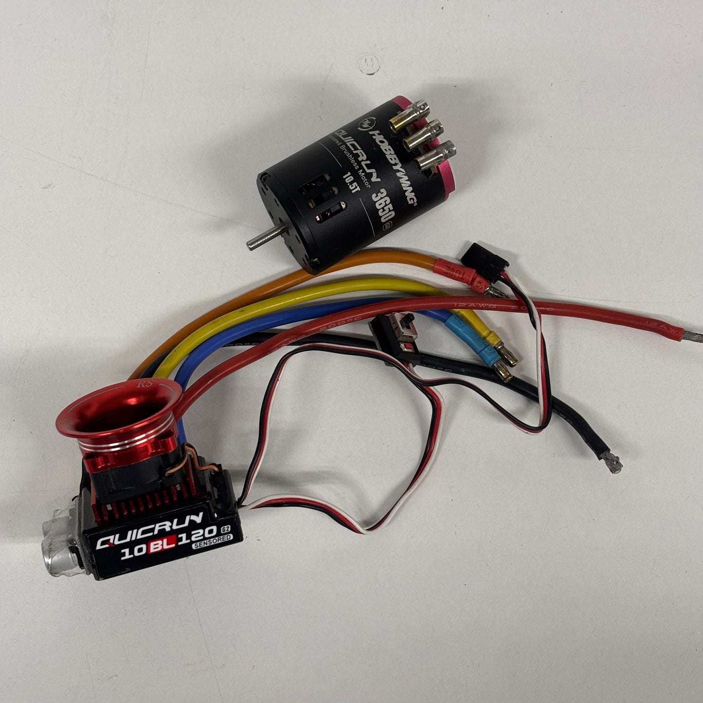 Hobbywing Quicrun 10BL120 G2 Sensored ESC & 10.5T Motor