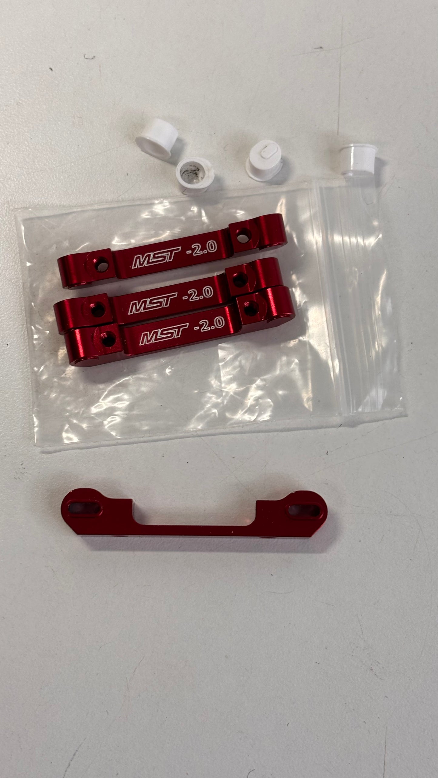MST Red Alloy Suspension Mounts
