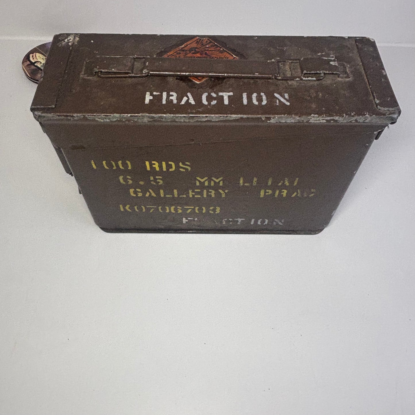 Metal Ammo Tin Battery Storage Container