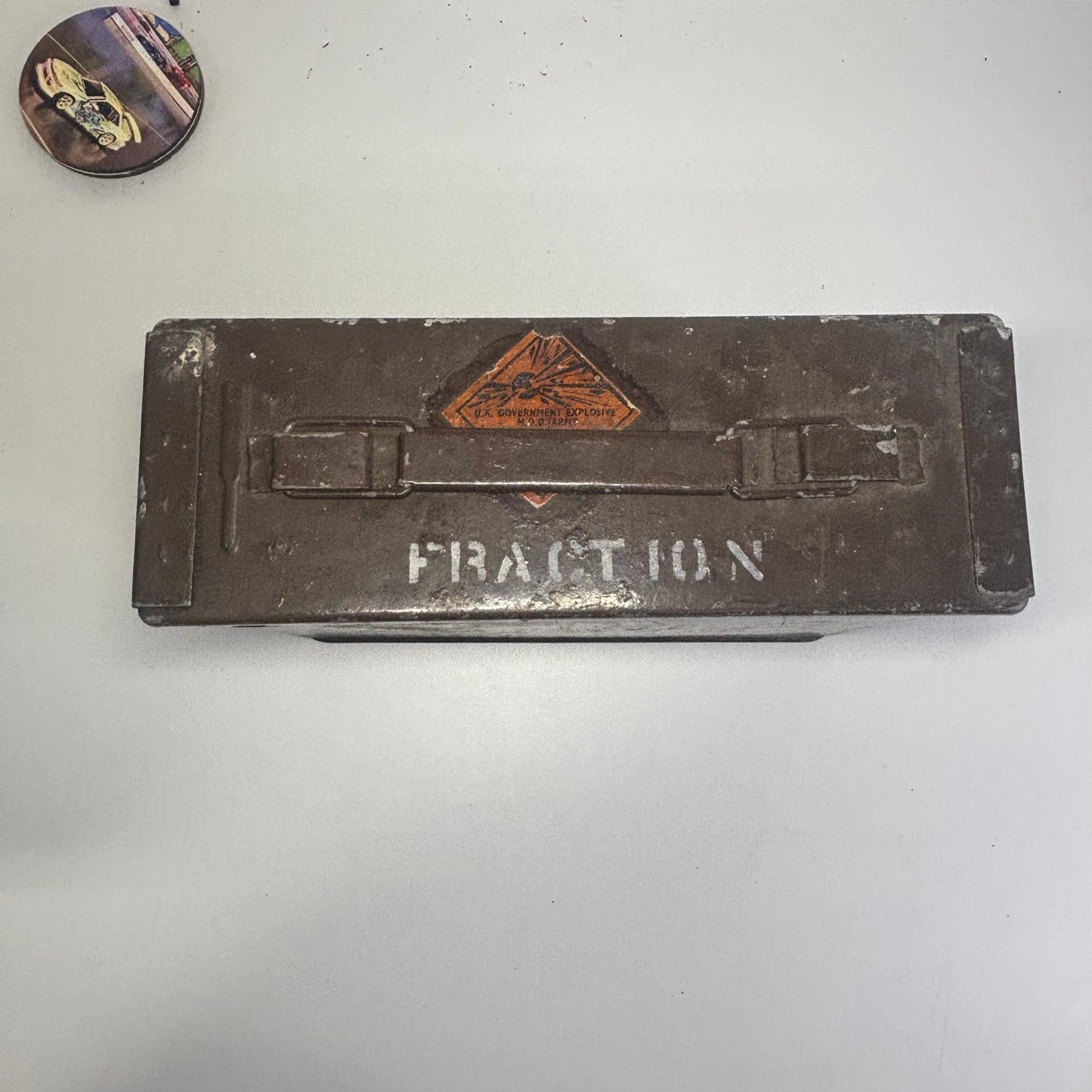 Metal Ammo Tin Battery Storage Container