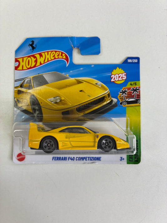 Hot Wheels FERRARI F40 COMPETIZIONE (YELLOW)