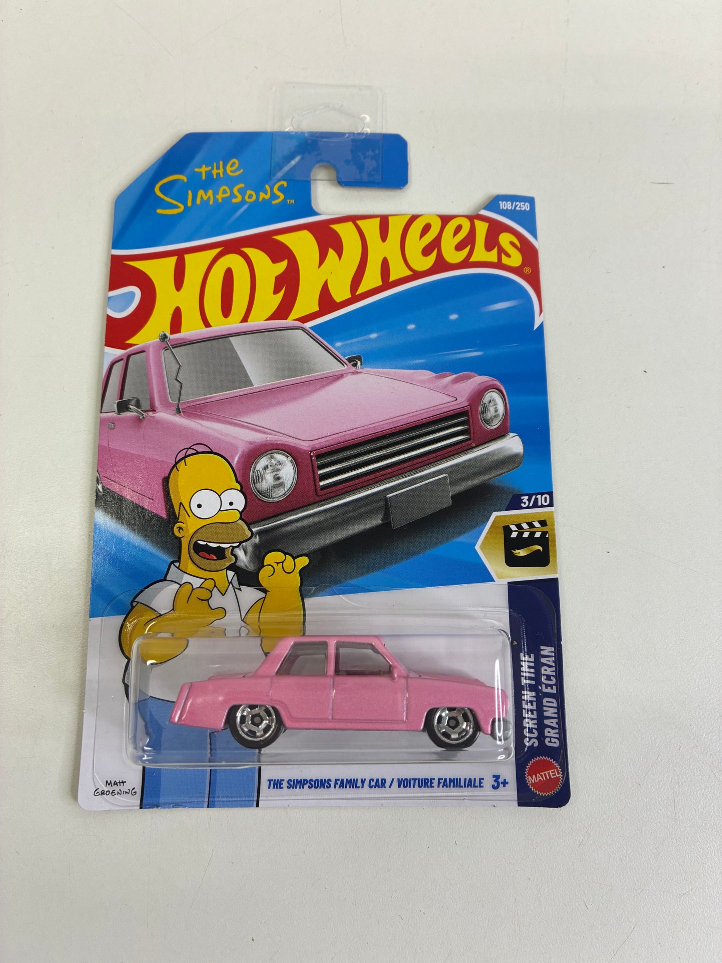 Hot Wheels THE SIMPSONS FAMILY CAR / VOITURE FAMILIALE