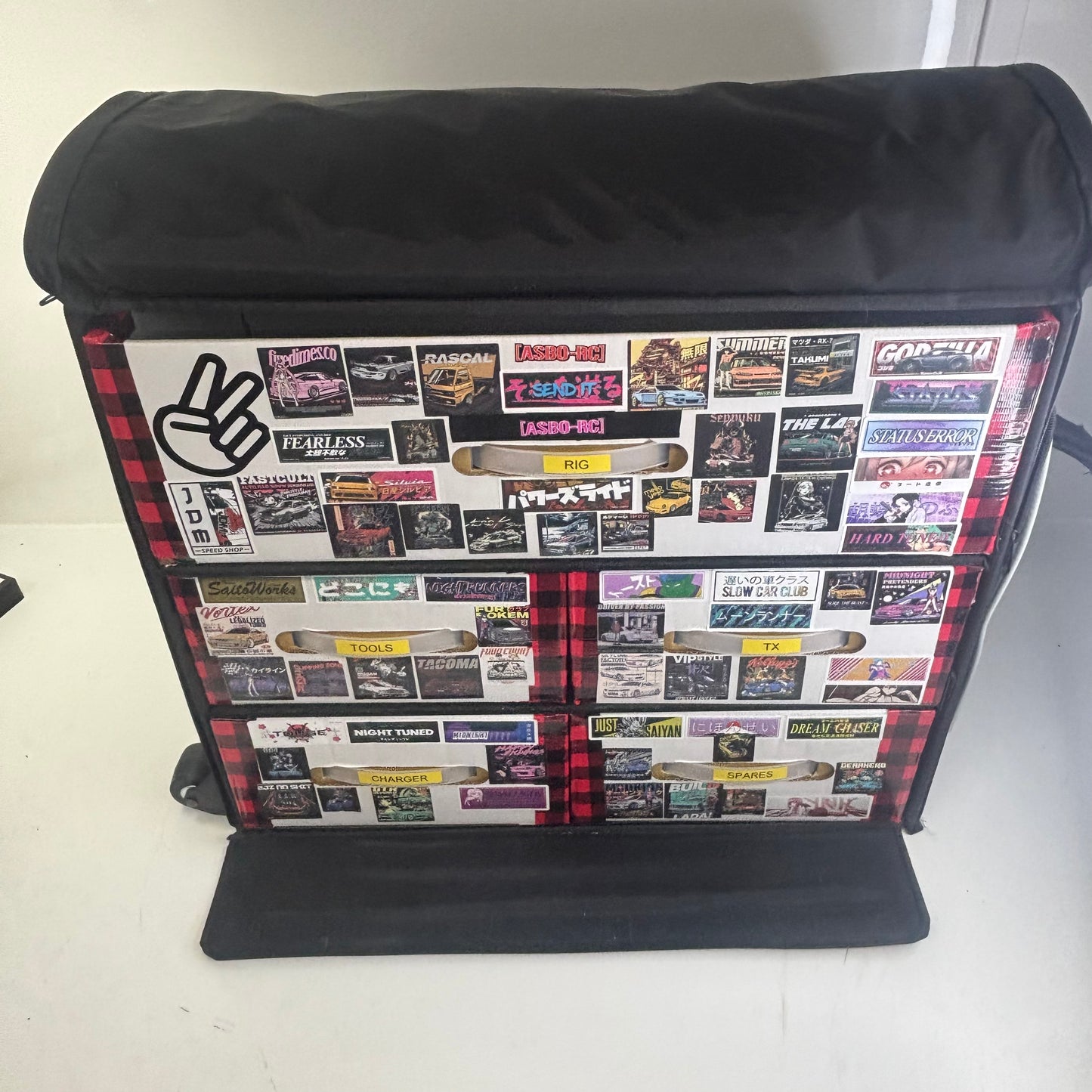 Fastrax Hauler Bag 1:10 Scale Pull Along with Tool Holder
