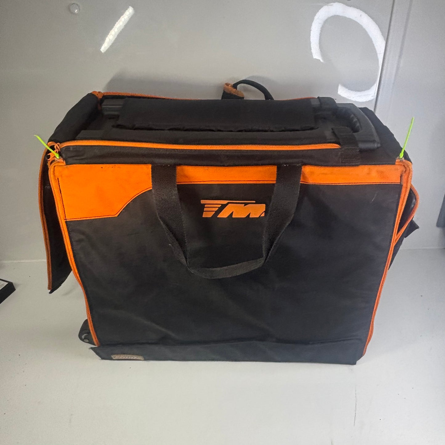 TM Hauler Orange Black 1:10 Size 3 Drawers With Tool Holder Pull Along #2
