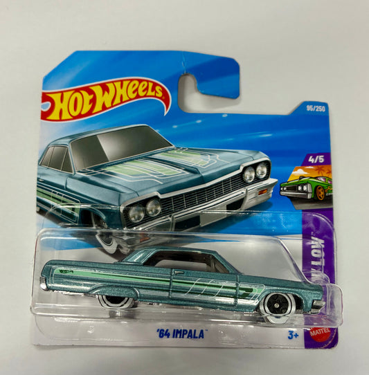 Hot Wheels'64 IMPALA METALLIC TEAL LAYIN"LOW