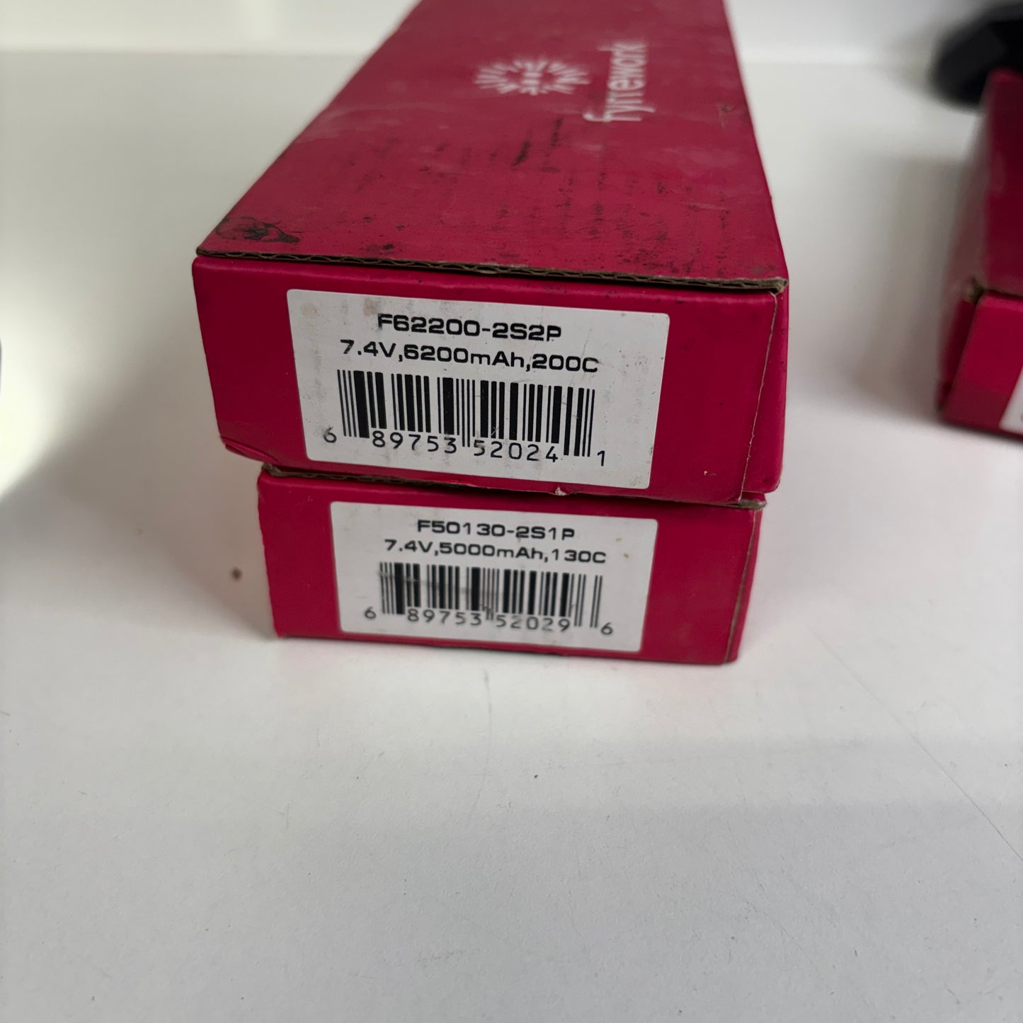 New Lipo Batteries 2S Shorty & Full Size Hardcase