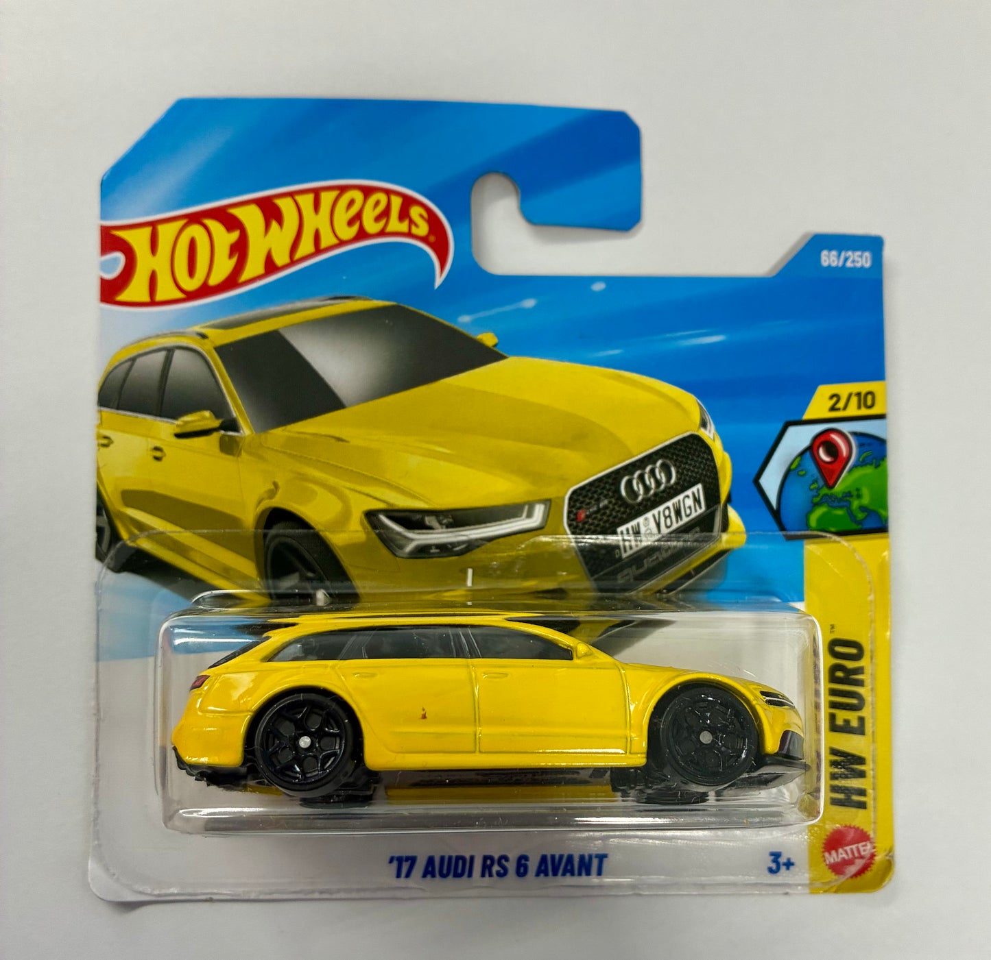 Hot Wheels '17 AUDI RS 6 AVANT YELLOW