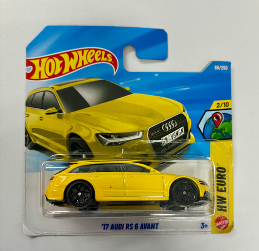 Hot Wheels '17 AUDI RS 6 AVANT YELLOW