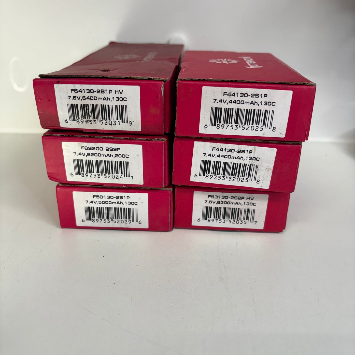 New Lipo Batteries 2S Shorty & Full Size Hardcase