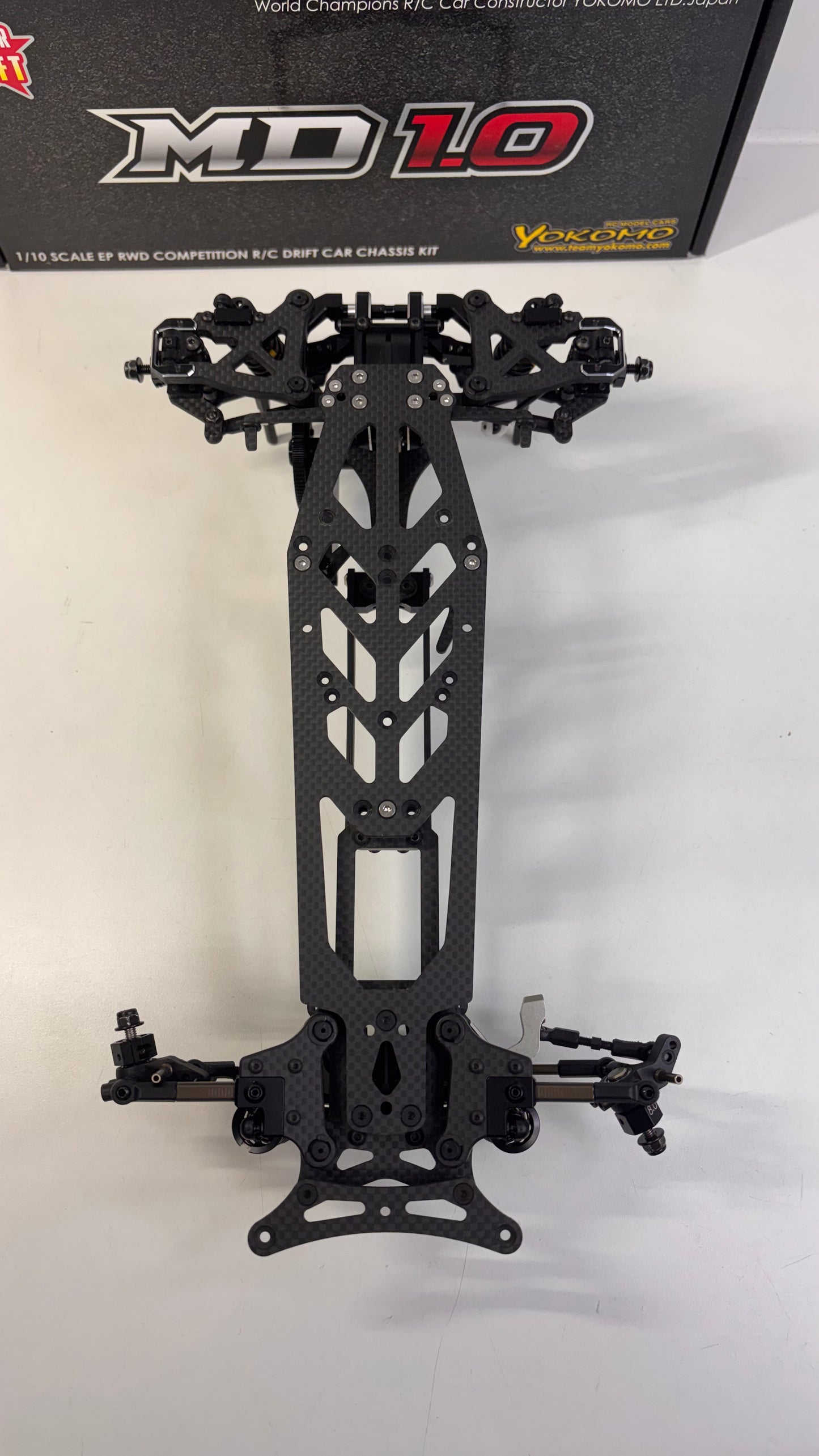 Yokomo MD1.0 Carbon Alloy Master Drift RWD Chassis Boxed