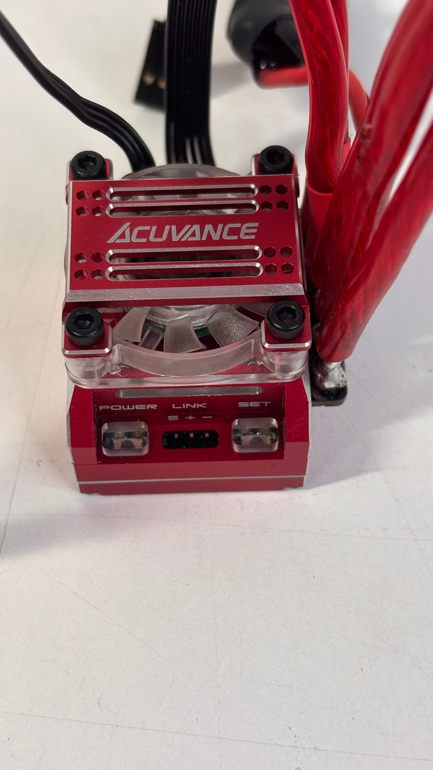 Acuvance Xarvis Red Alloy ESC Long Wires & Raiz Cap