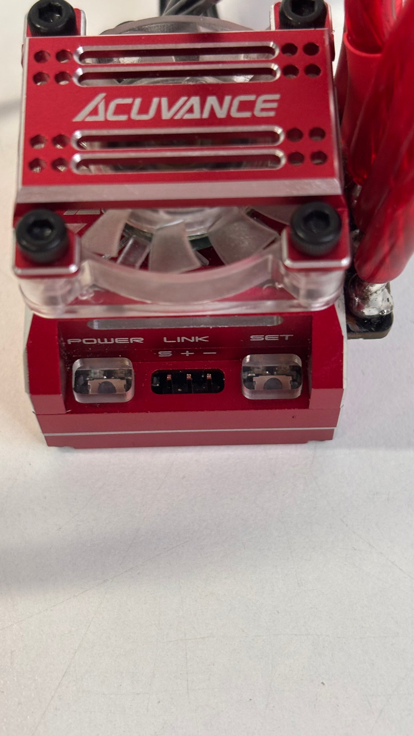Acuvance Xarvis Red Alloy ESC Long Wires & Raiz Cap