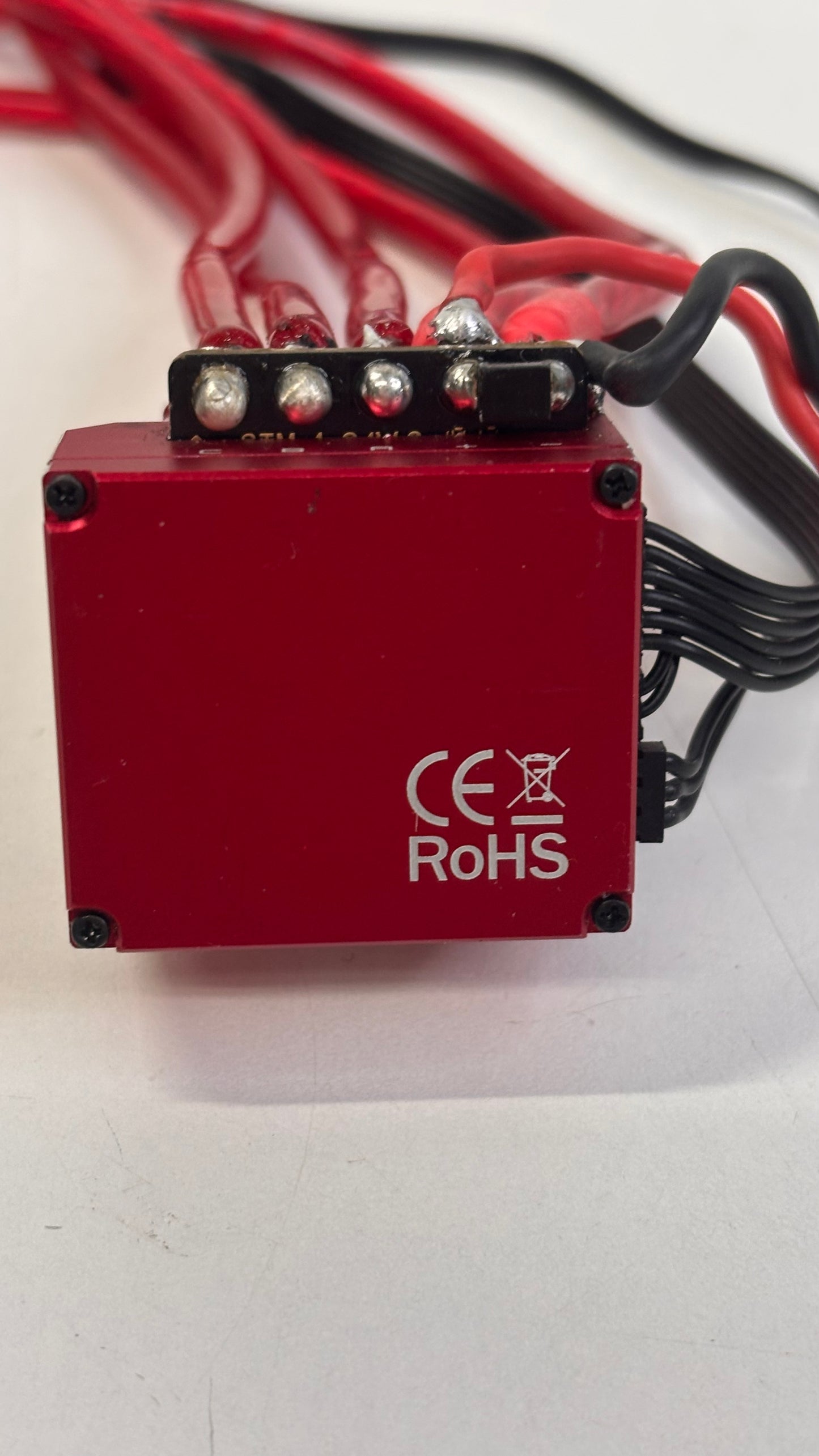 Acuvance Xarvis Red Alloy ESC Long Wires & Raiz Cap
