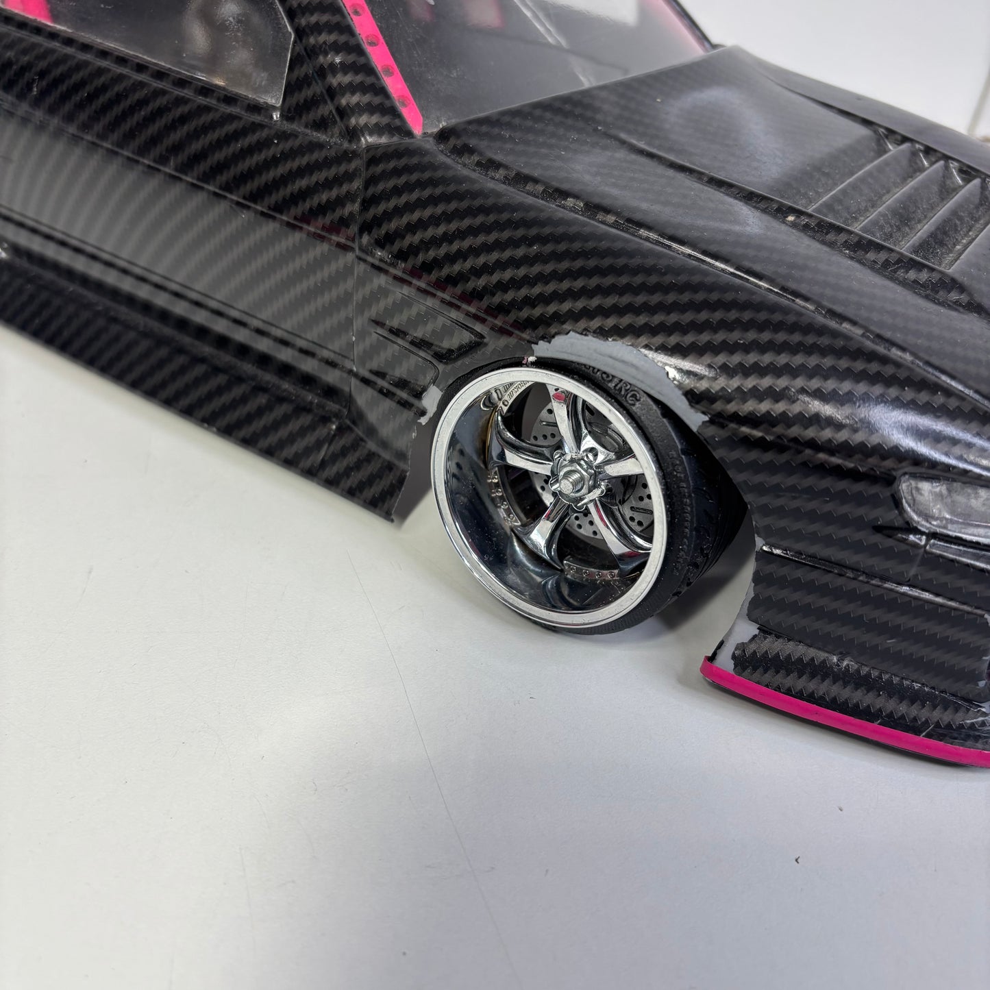 Nissan PS13 Carbon BodyShell Black And Pink