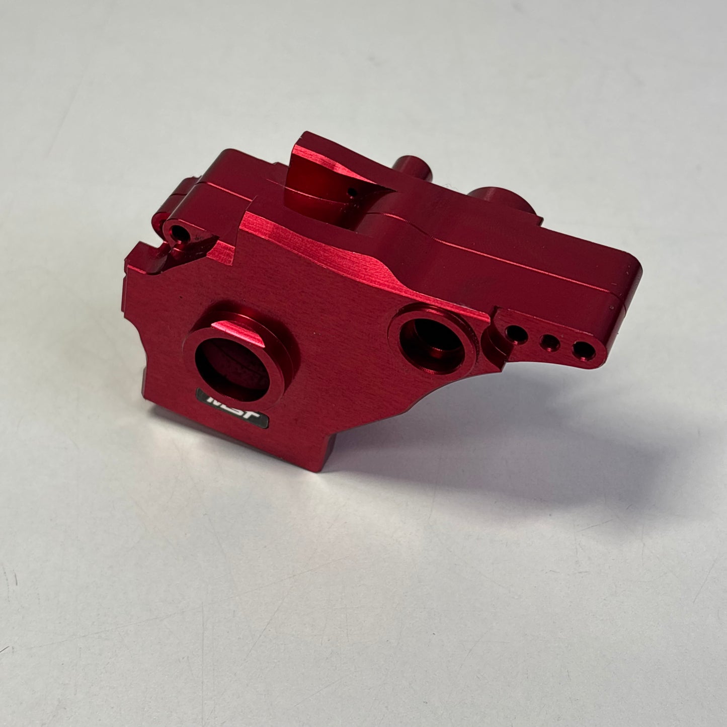 MST RMX 2.5 Red Spur Style Alloy Gearbox Case