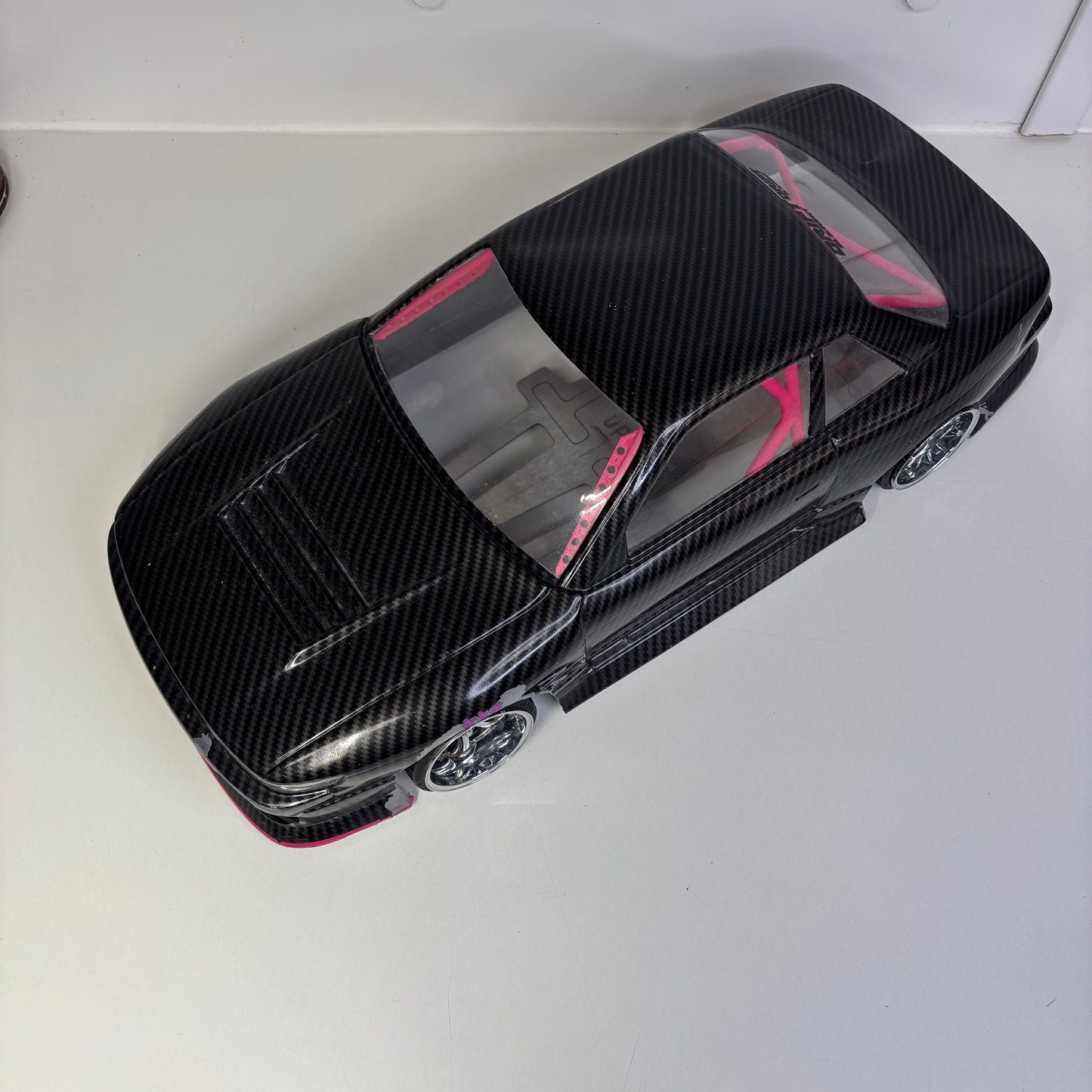 Nissan PS13 Carbon BodyShell Black And Pink