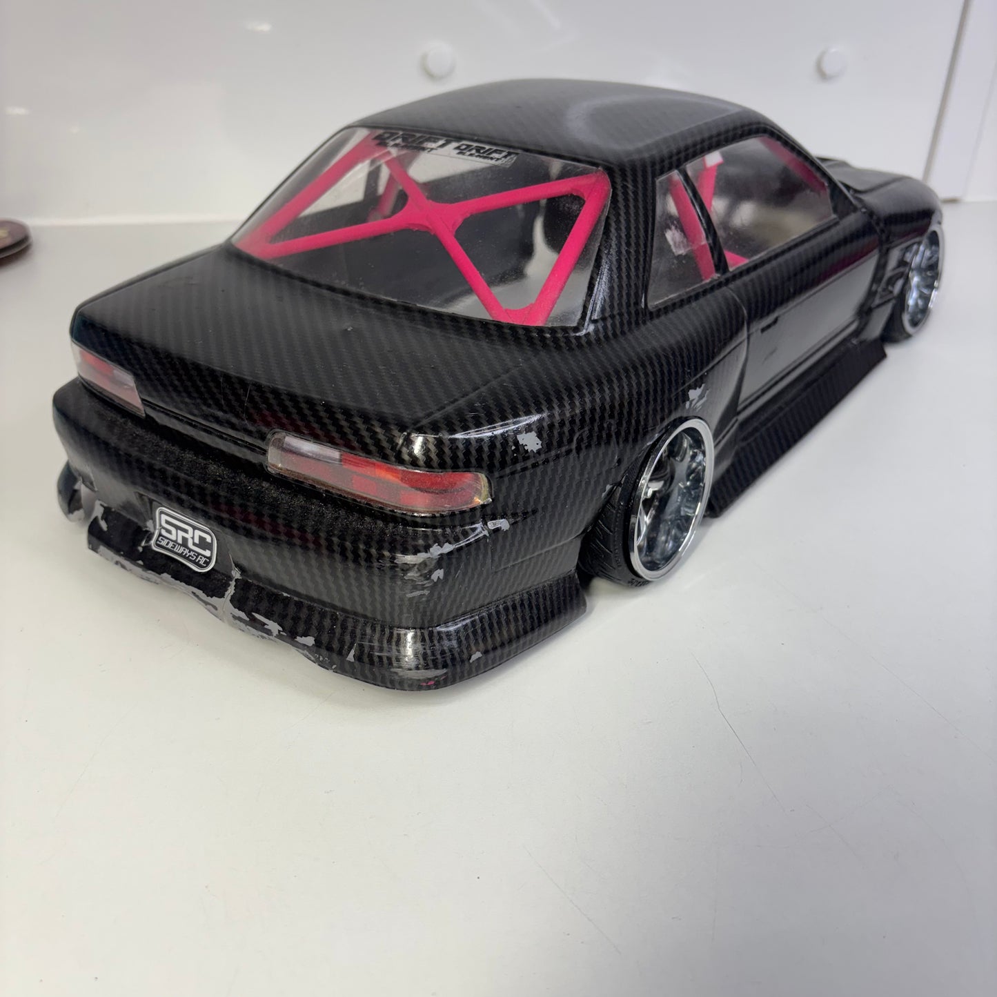 Nissan PS13 Carbon BodyShell Black And Pink