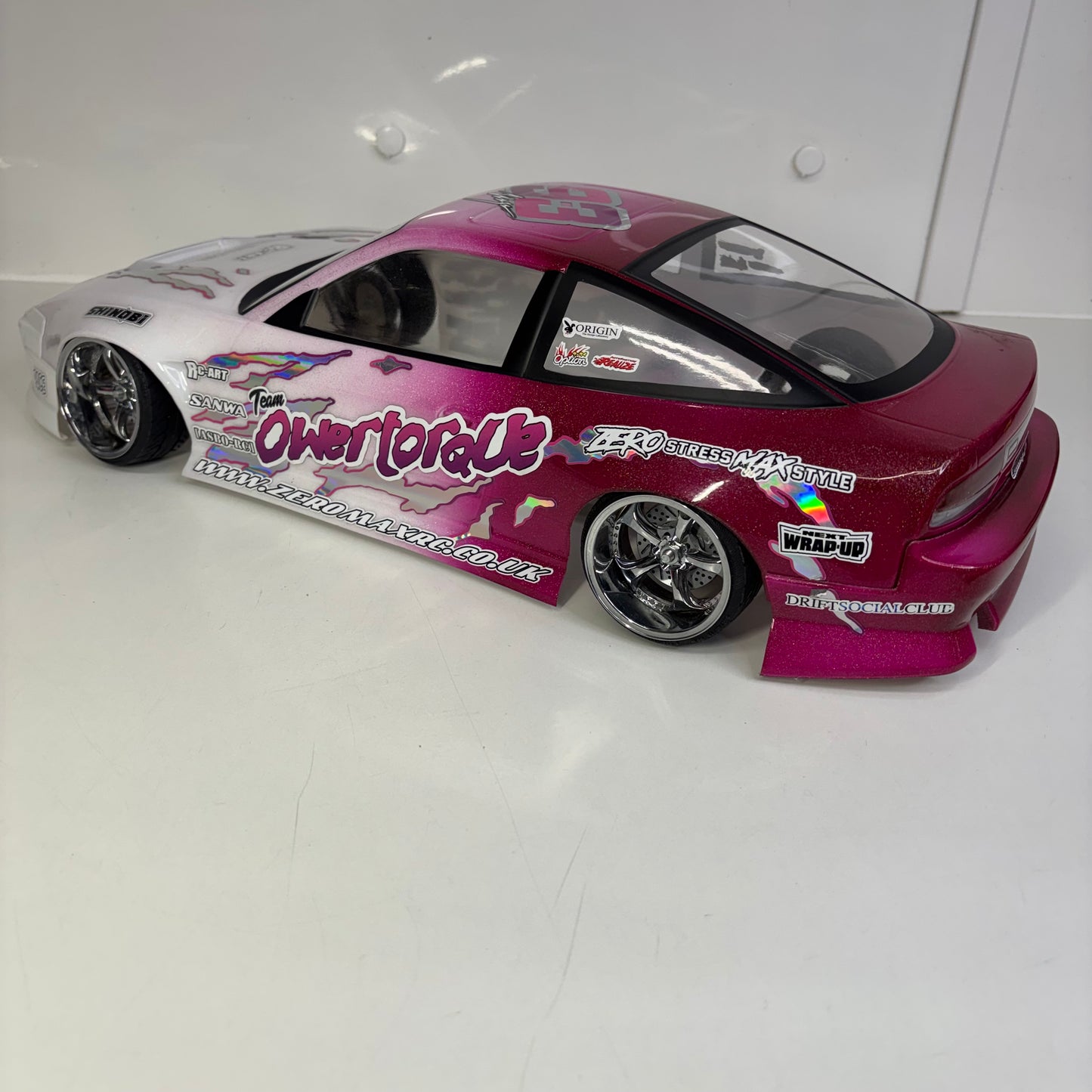 Nissan 180SX Pink White Bodyshell