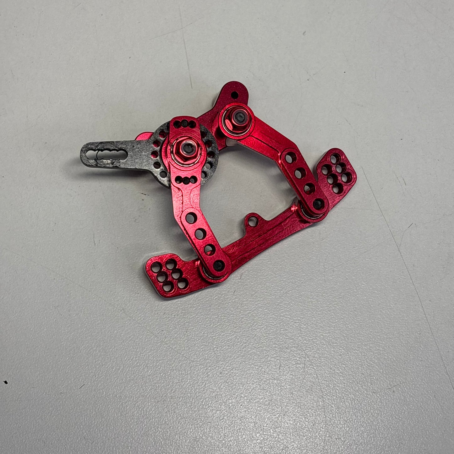 MST RMX 2.0 2.5 Red Alloy Carbon Steering Rack Conversion Full
