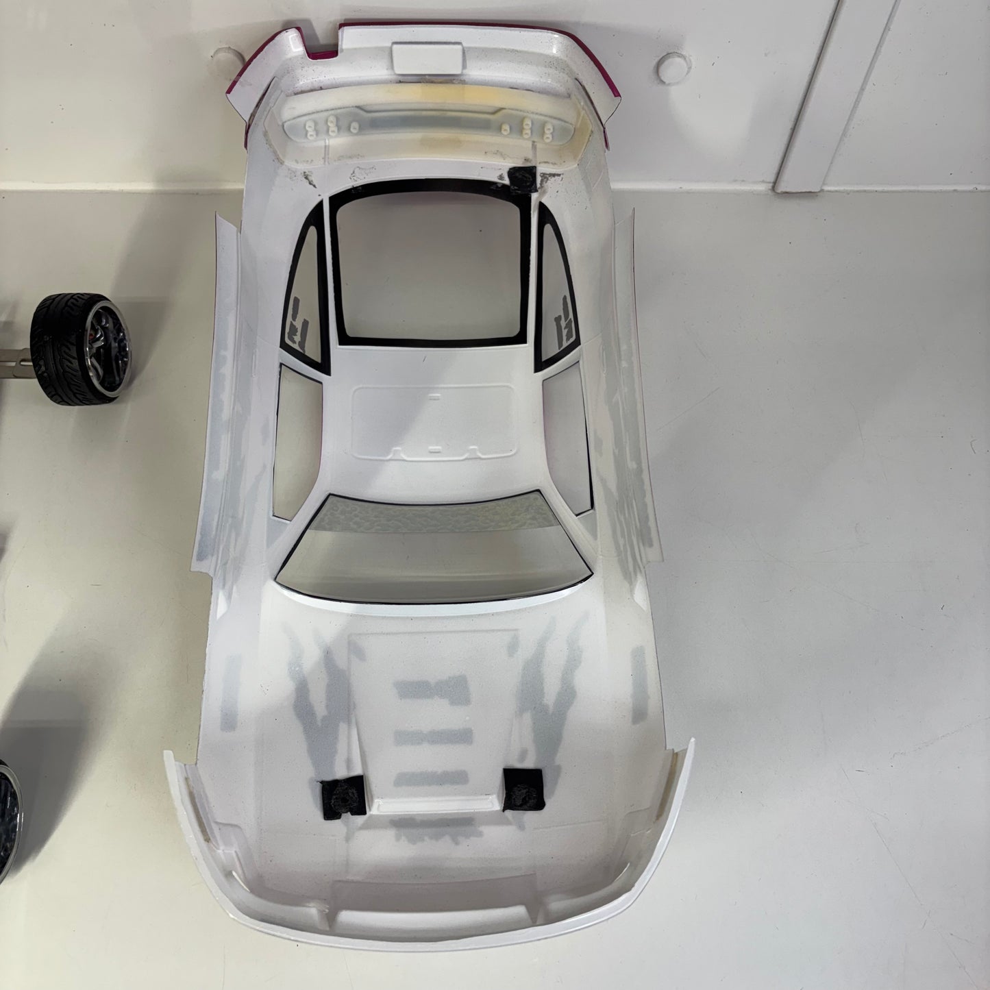 Nissan 180SX Pink White Bodyshell