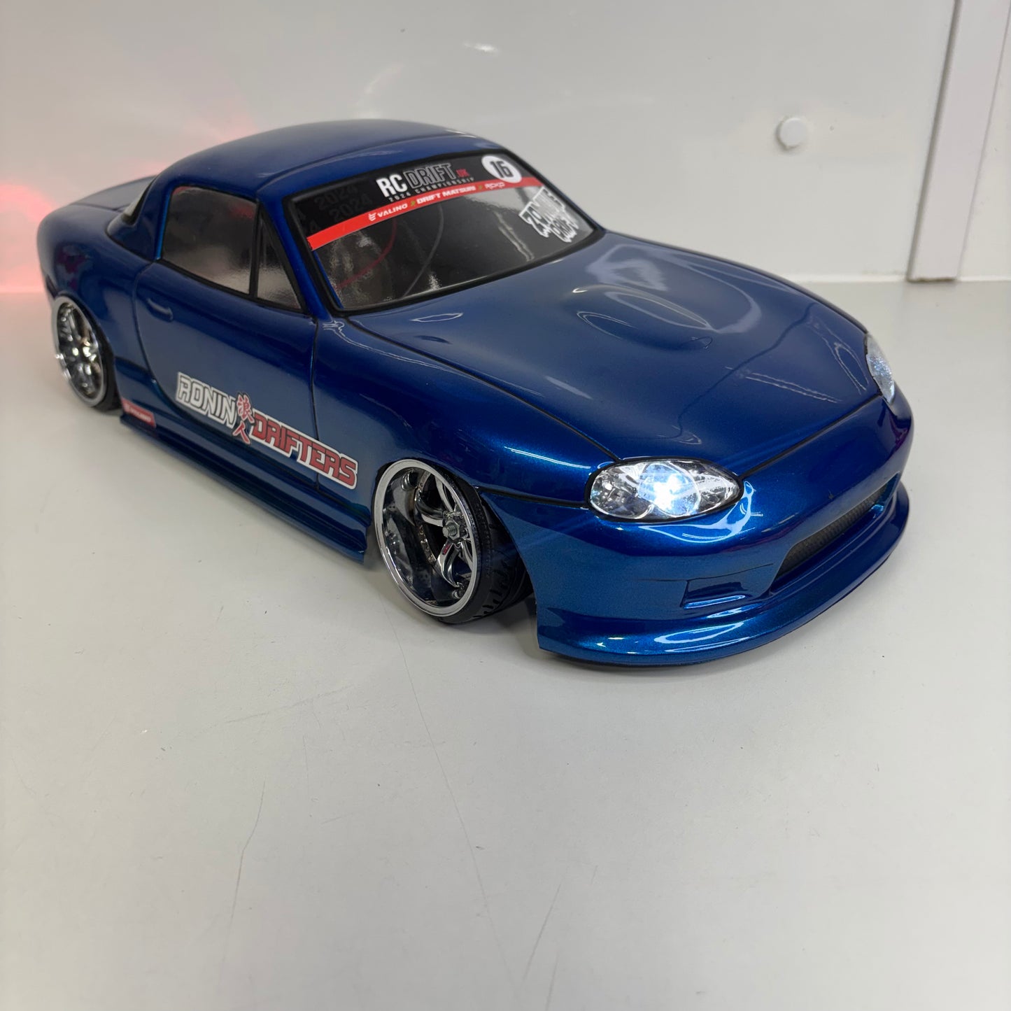 Mazda MX5 Blue Bodyshell & LED Set
