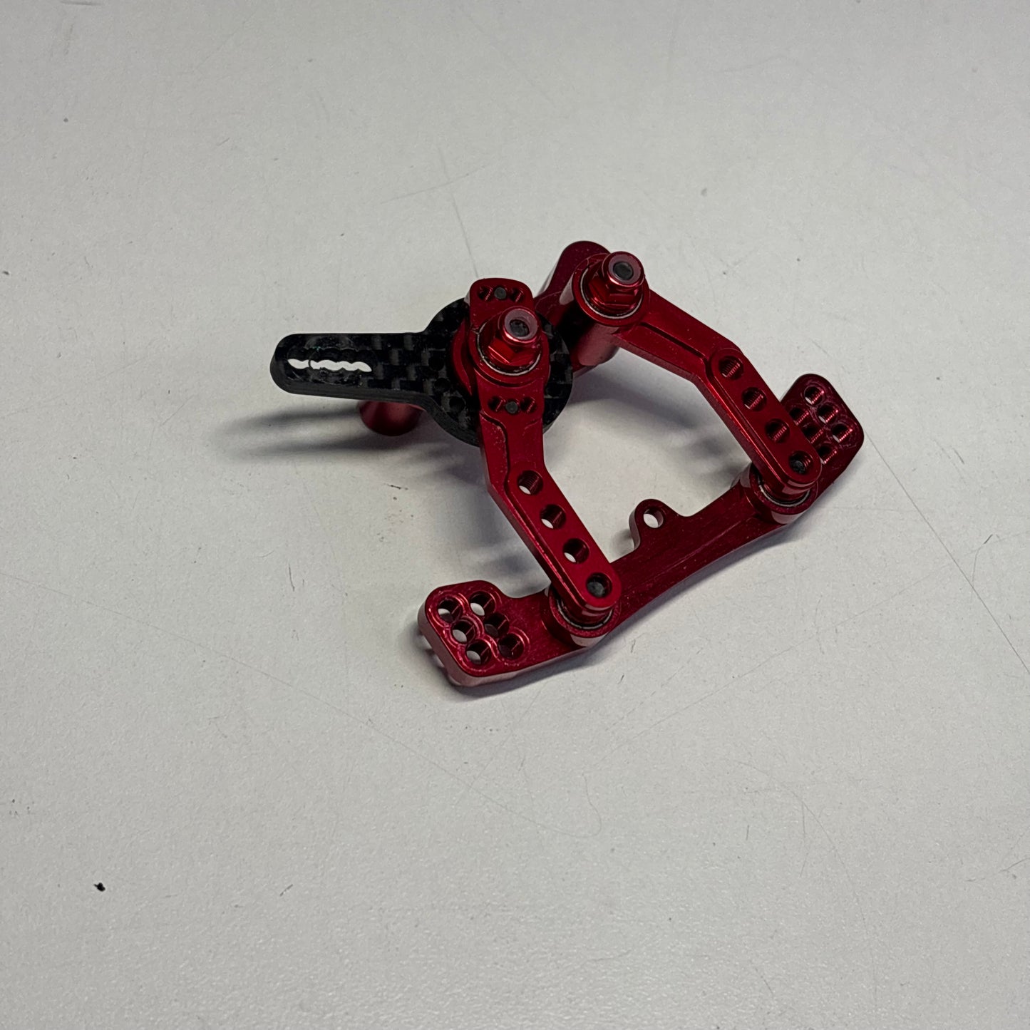 MST RMX 2.0 2.5 Red Alloy Carbon Steering Rack Conversion Full