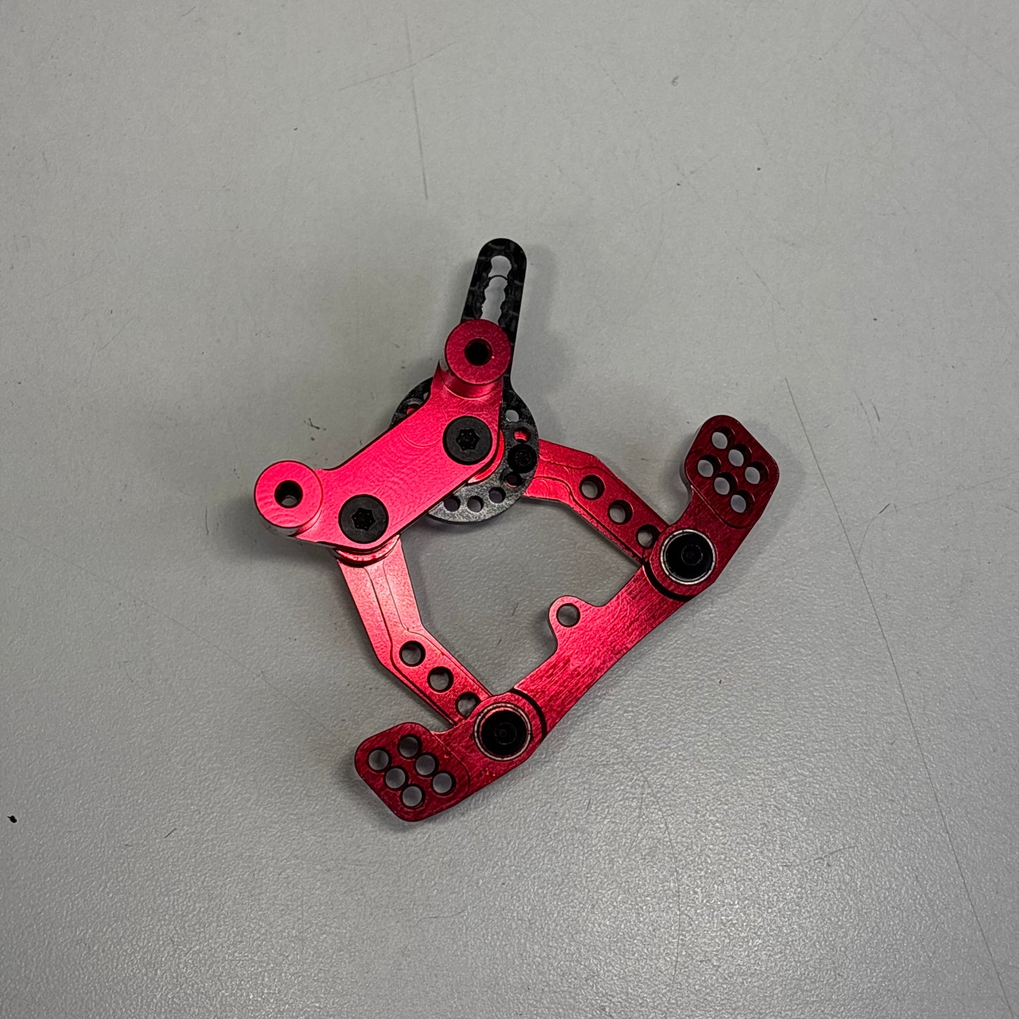 MST RMX 2.0 2.5 Red Alloy Carbon Steering Rack Conversion Full