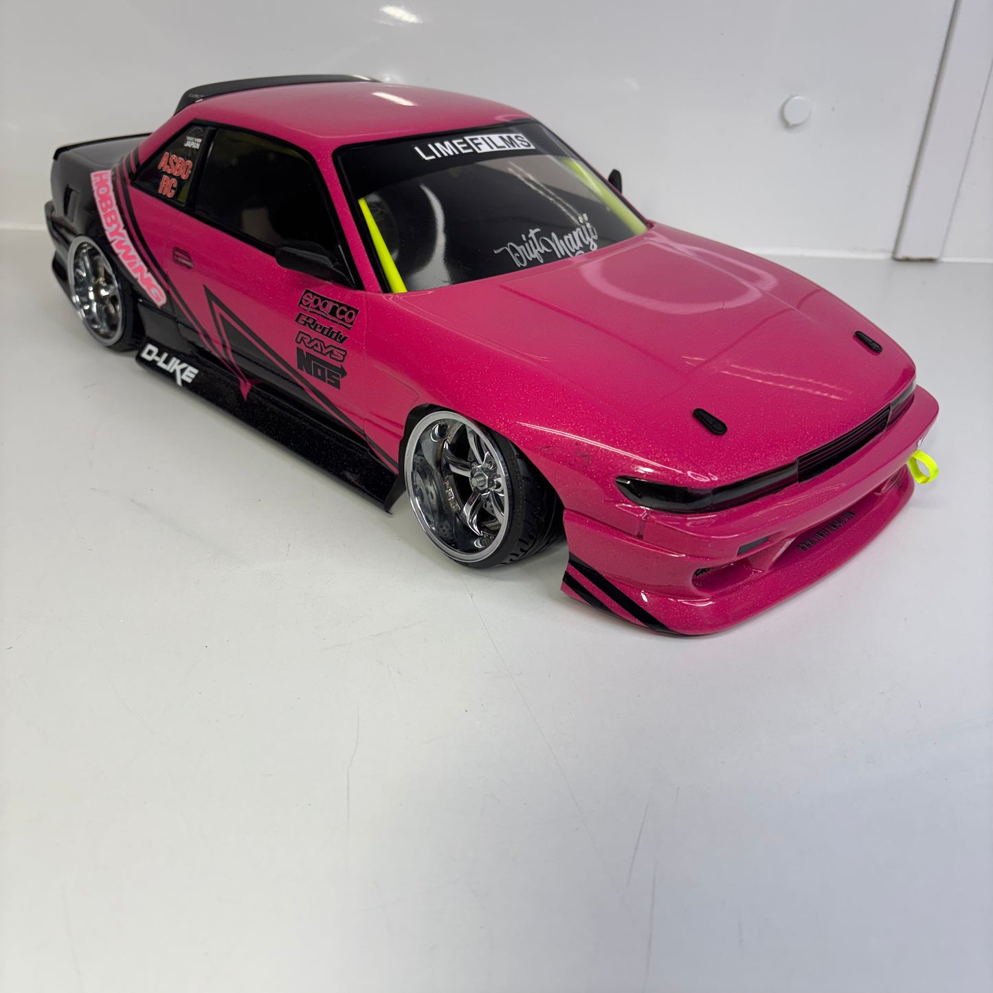 D Like Nissan PS13 Pink Black BodyShell