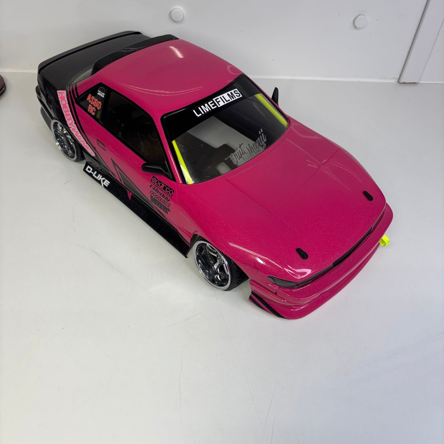 D Like Nissan PS13 Pink Black BodyShell