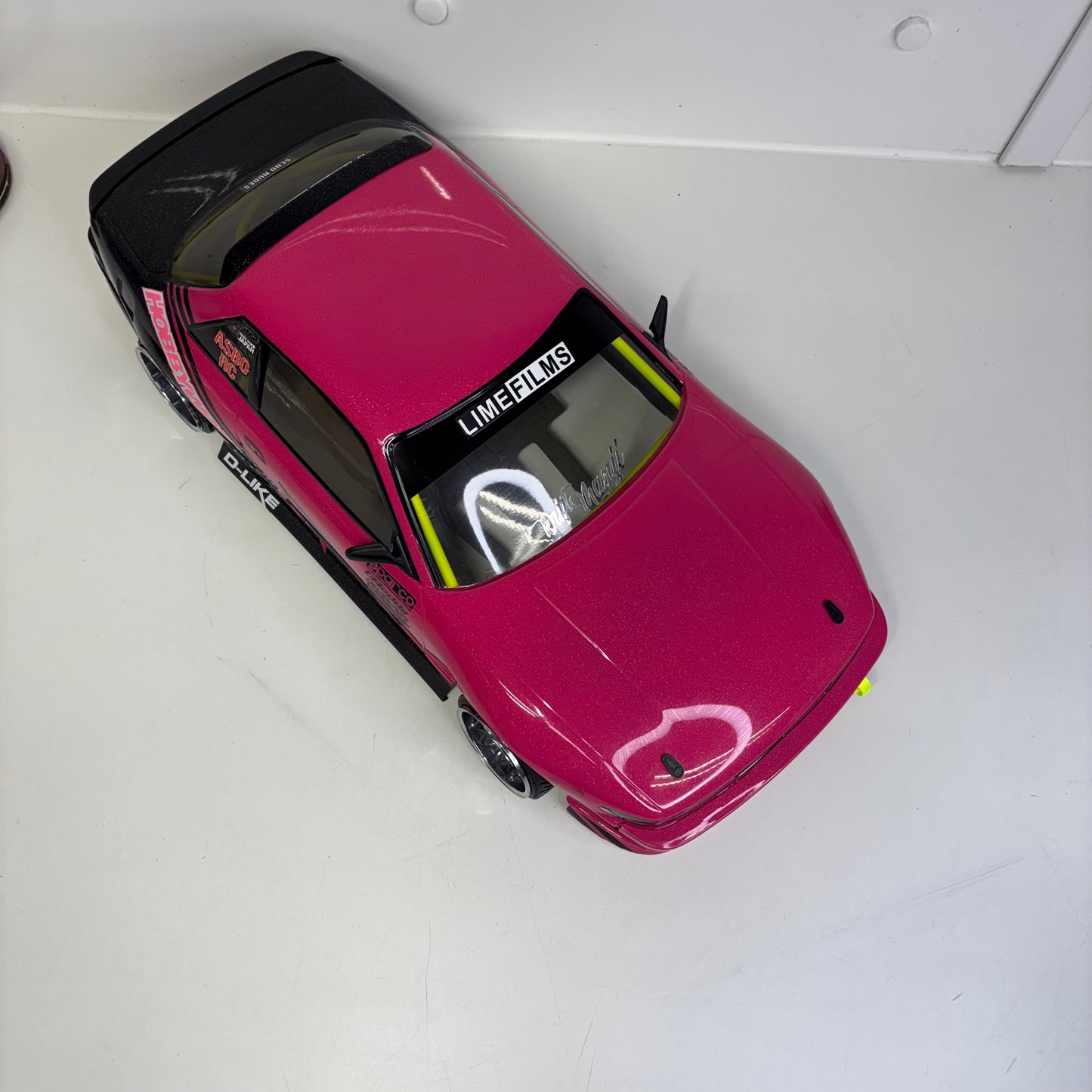 D Like Nissan PS13 Pink Black BodyShell