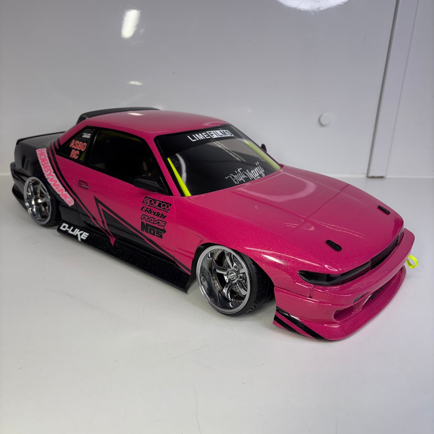 D Like Nissan PS13 Pink Black BodyShell