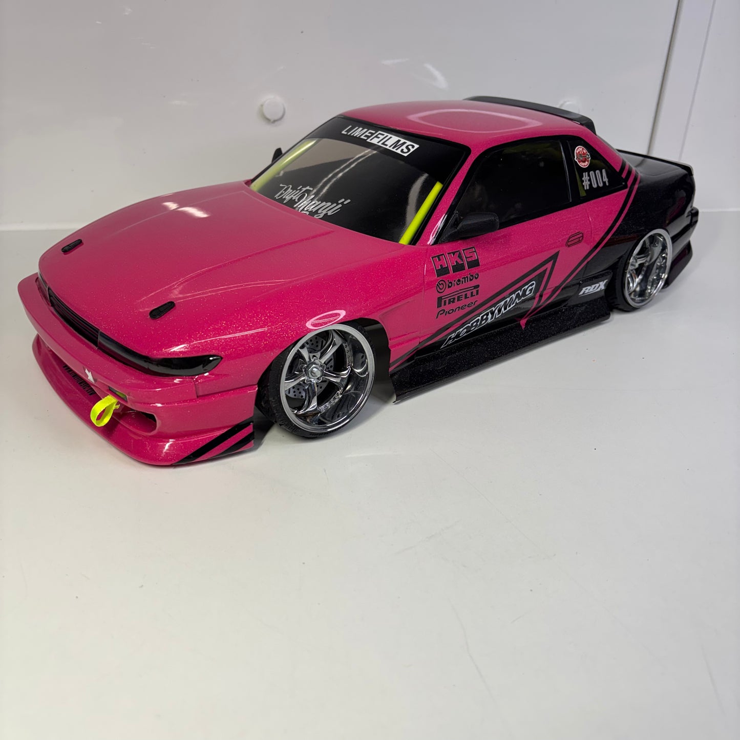 D Like Nissan PS13 Pink Black BodyShell