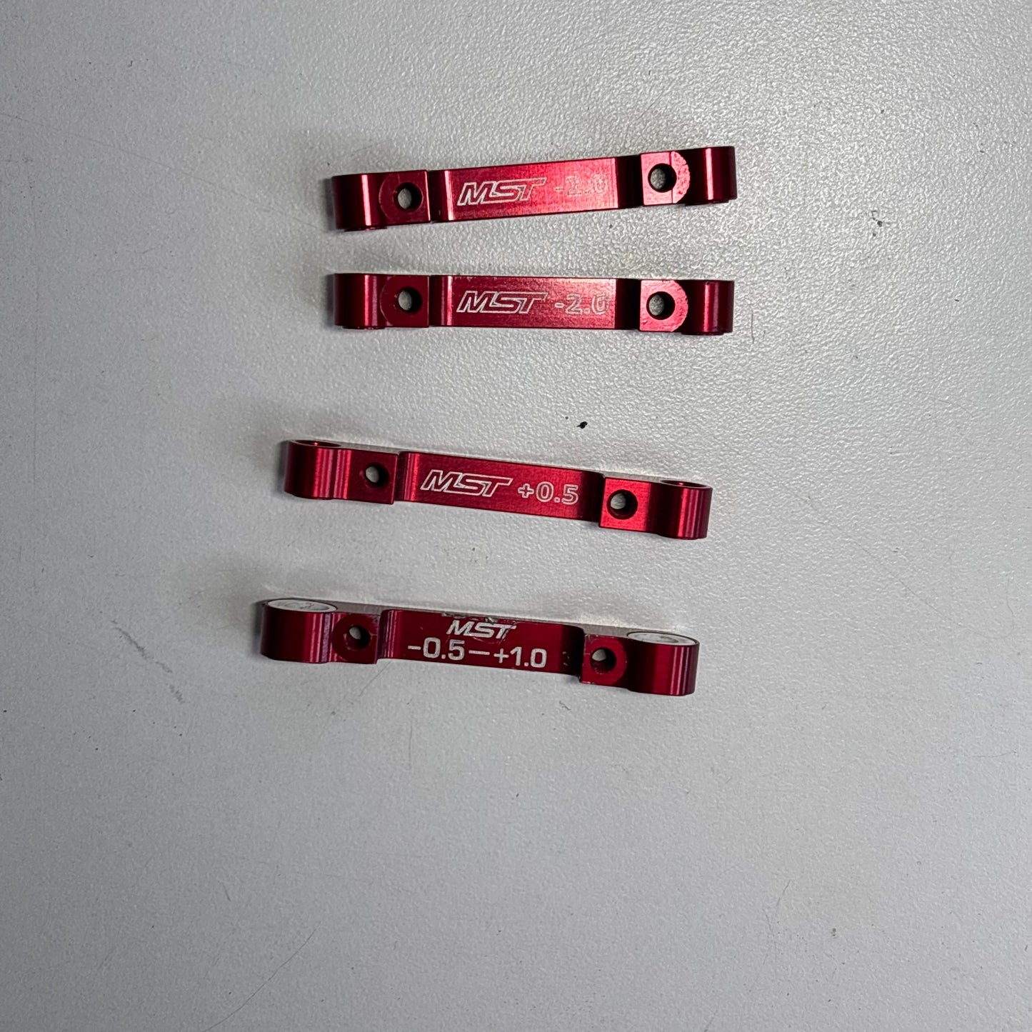 MST RMX  Red Alloy Suspension Mounts