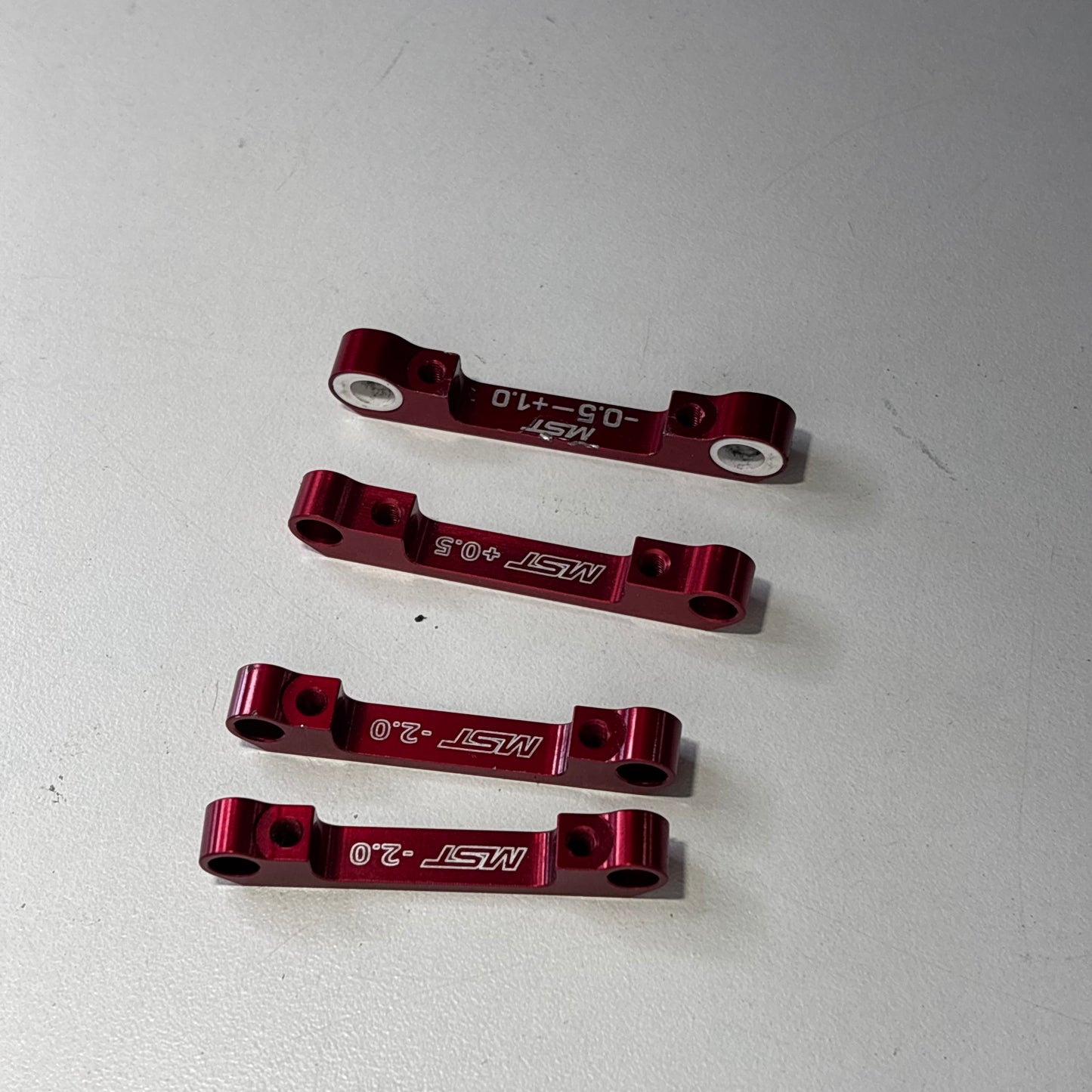 MST RMX  Red Alloy Suspension Mounts