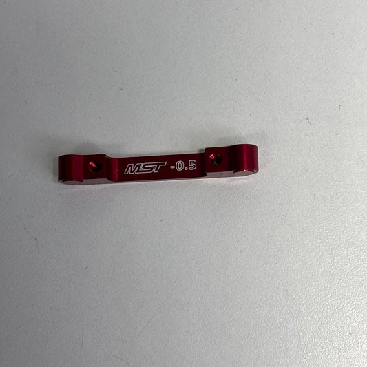 MST RMX Red Alloy Suspension Mount -0.5