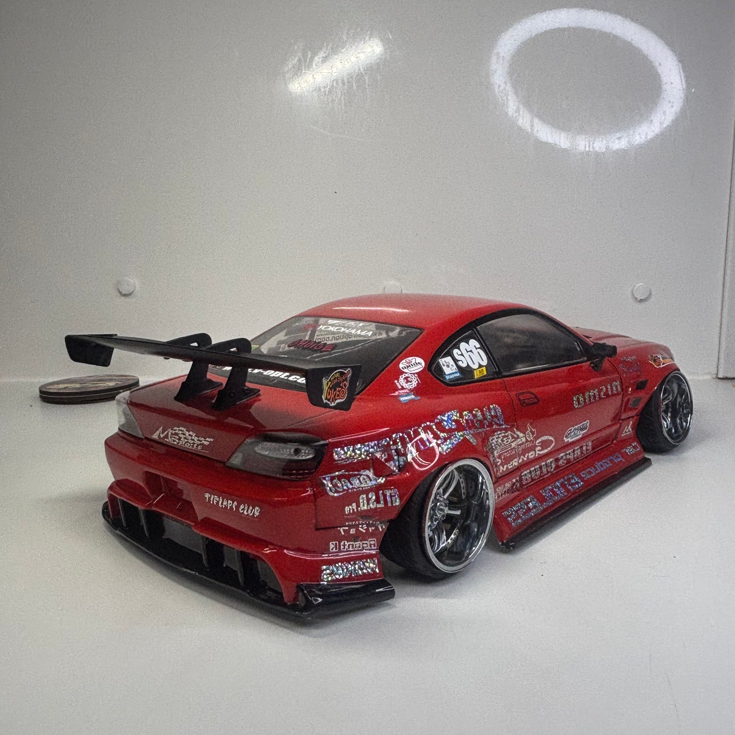 Pandora Nissan S15 Red Shell Overdose Spoiler D Magic Buckets