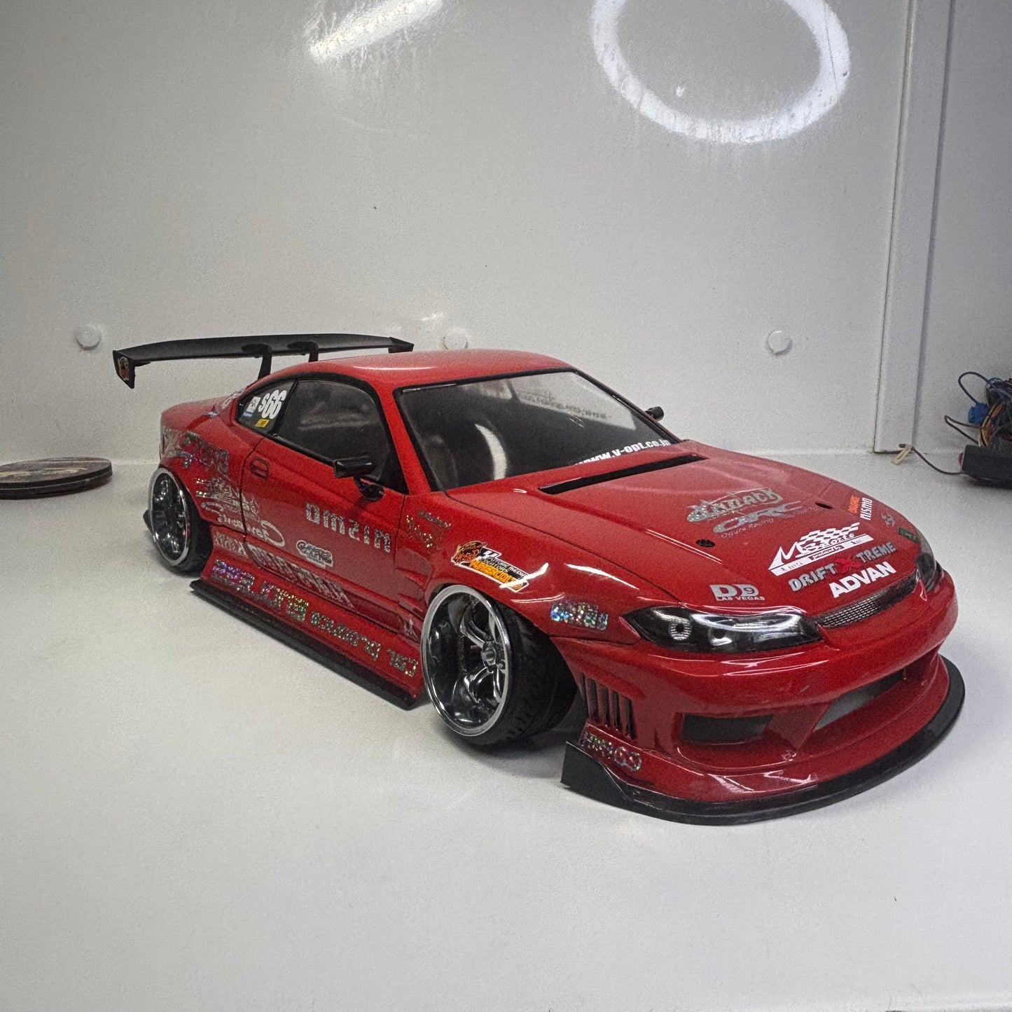 Pandora Nissan S15 Red Shell Overdose Spoiler D Magic Buckets