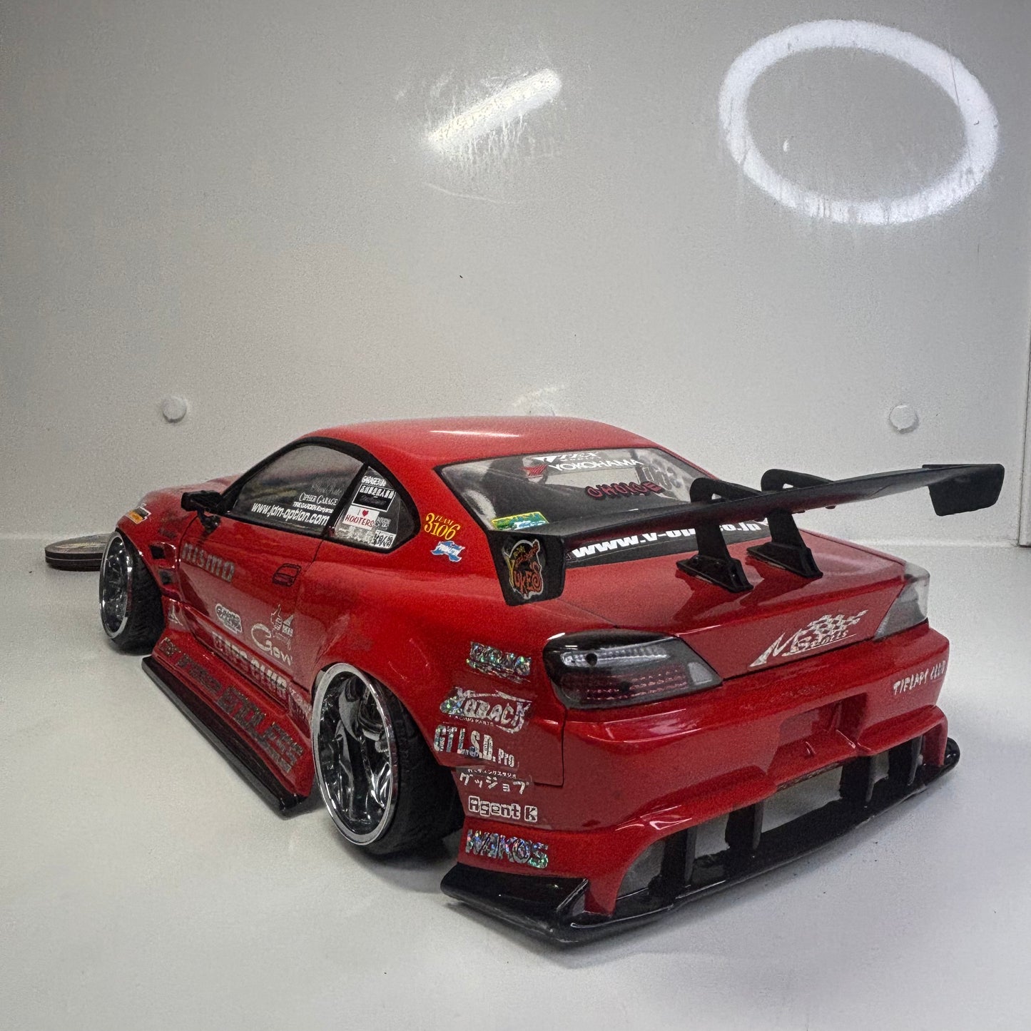 Pandora Nissan S15 Red Shell Overdose Spoiler D Magic Buckets