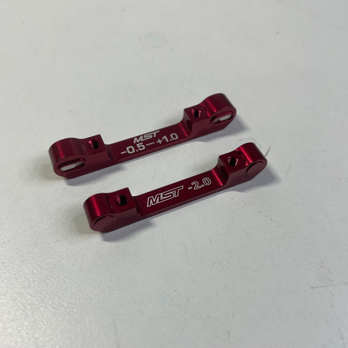 MST RMX Suspension Mounts Red Alloy