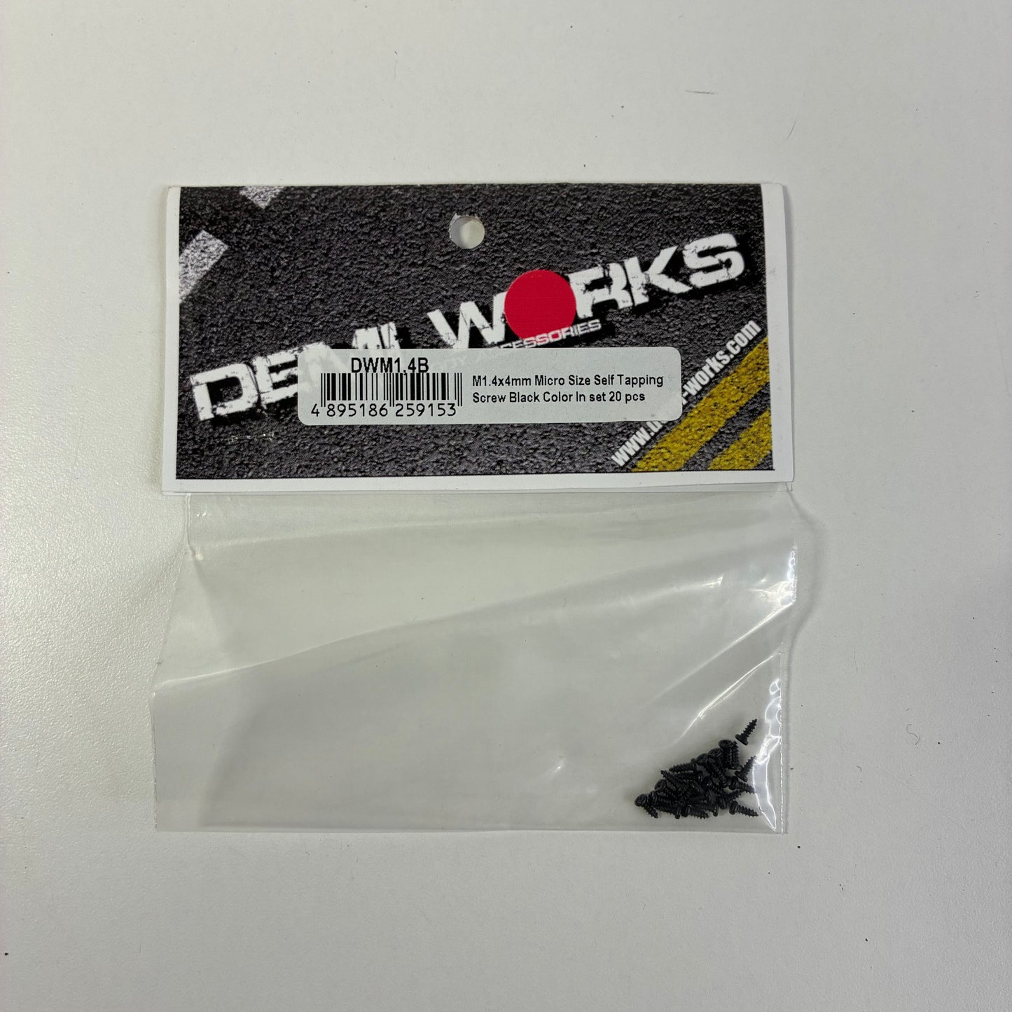 Demi Works Tiny Bodykit Screws 20 Pcs M1.4x4mm