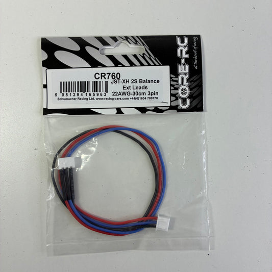 Core RC CR760 JST-XH 2S Balance Extension Lead 30cm