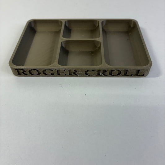 3D Printed Screw Parts Tray Bronze