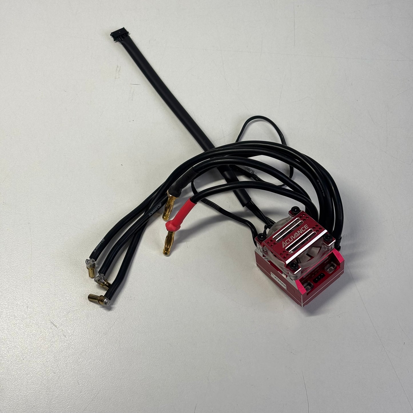 Acuvance Xarvis Red Alloy ESC Brushless With Fan