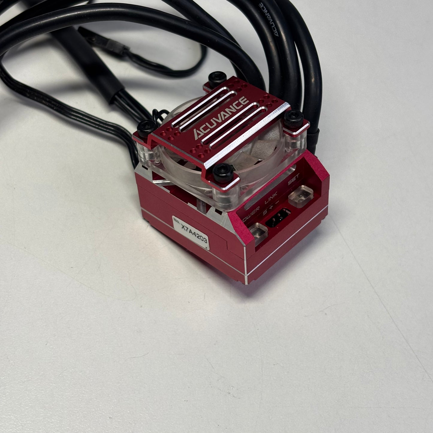 Acuvance Xarvis Red Alloy ESC Brushless With Fan