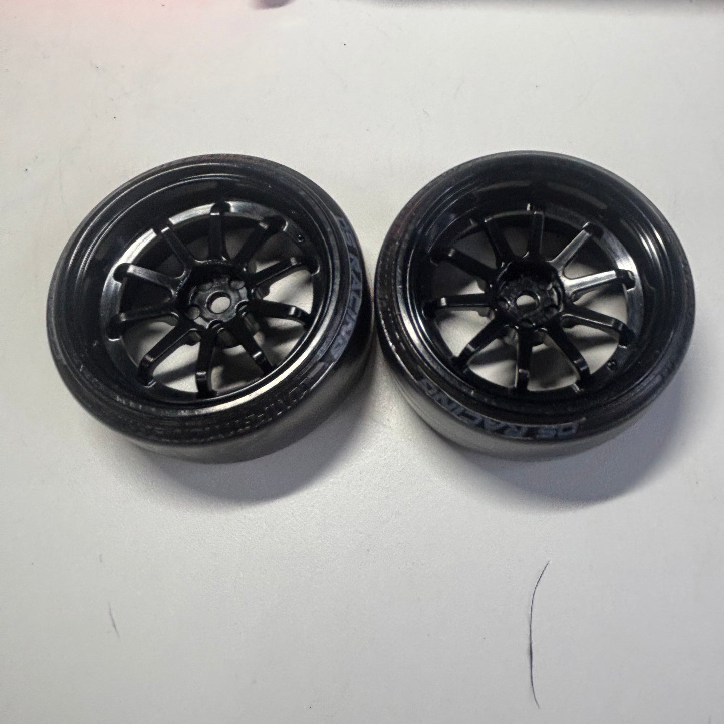 Reve D Black Wheels And Tyres Offset 6mm Pair