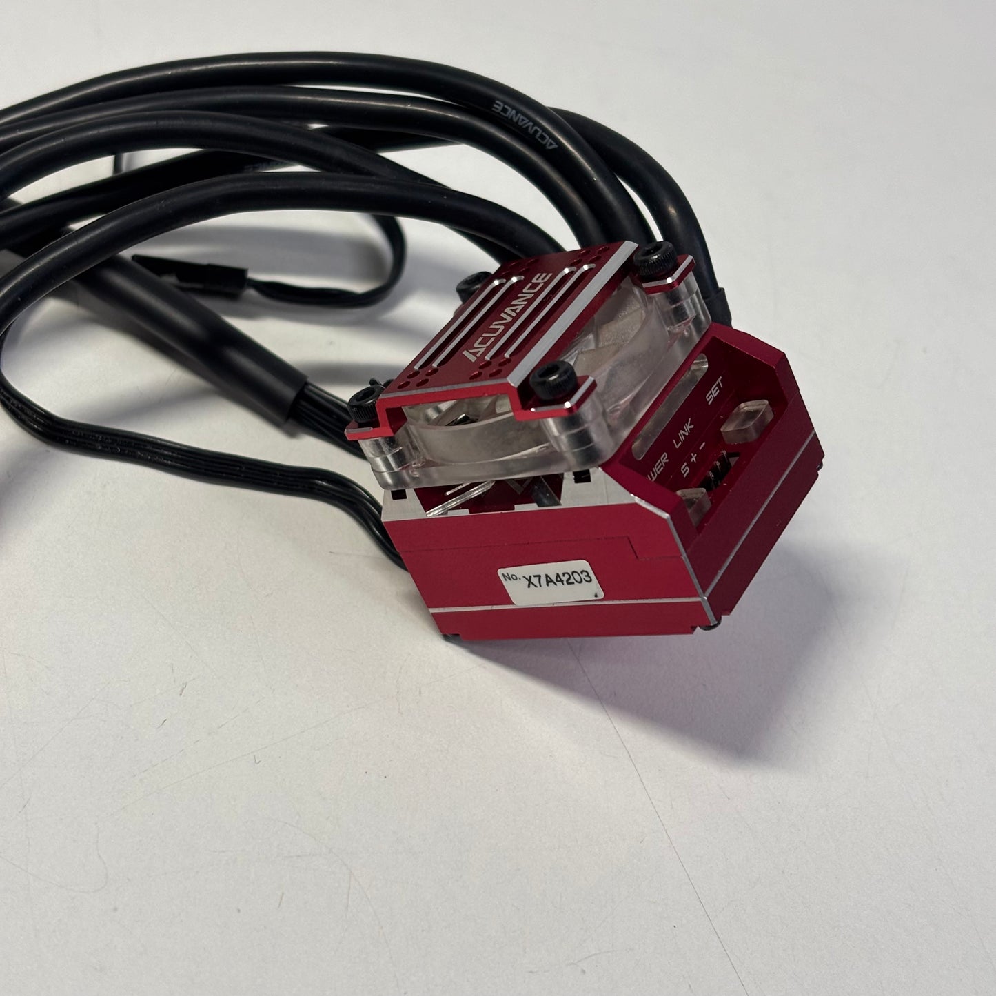Acuvance Xarvis Red Alloy ESC Brushless With Fan