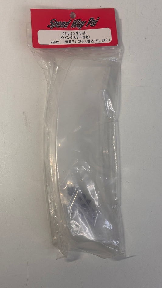 Speed Way Pal Rear Clear Lexan Spoiler GT Wing